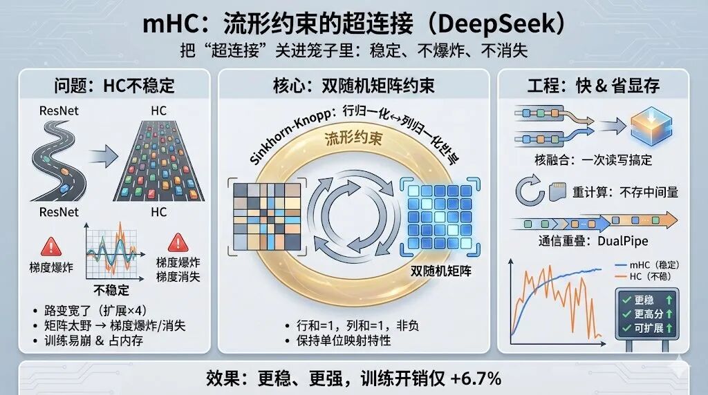 下一代模型呼之欲出？DeepSeek的“新年禮物”mHC 人工智能基礎軟件的新風向